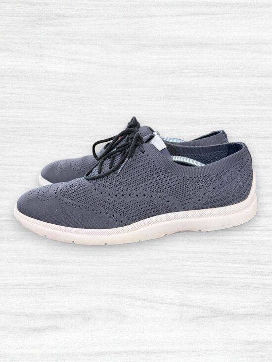 Coach Knit Sneakers Mens 10.5 Gray Black Lightweight Comfort Casual Lace Up main image 10